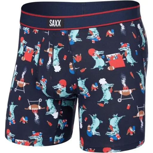 SAXX DAYTRIPPER COMFORT STRETCH BOXER BRF FLY Pánské boxerky, tmavě modrá, velikost