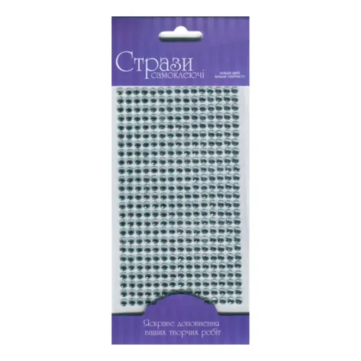 Samolepicí třpytivé kamínky 5mm 375ks – Silver