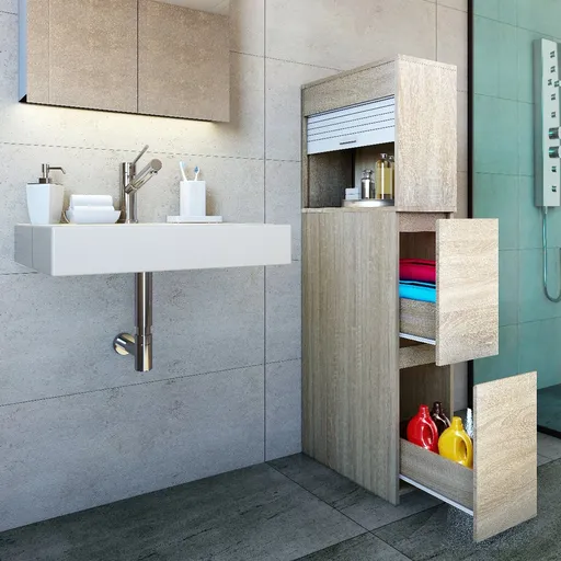 VCM Dělicí stěna „Tasalo“, dub sonoma