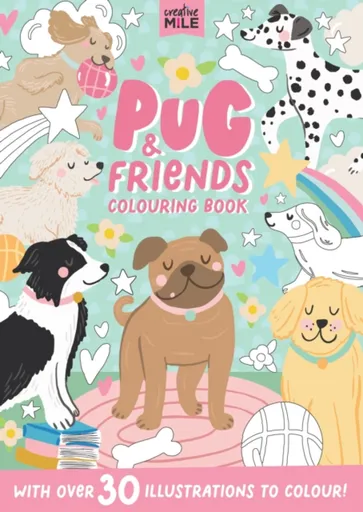 Pug and Friends Coloring Book - Creative Mile