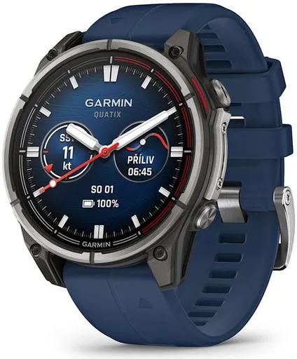 Garmin Quatix® 8 – 47 mm, AMOLED Chytré jachtařské GPS hodinky 010-02904-51