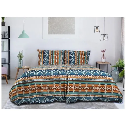 B.E.S. Petrovice Flanelové povlečení Aztec Spirit, 140 x 200 cm, 70 x 90 cm