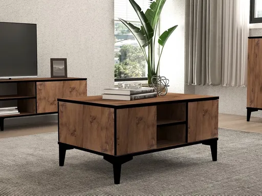 Konferenční stolek Cide - Atlantic Pine, Black