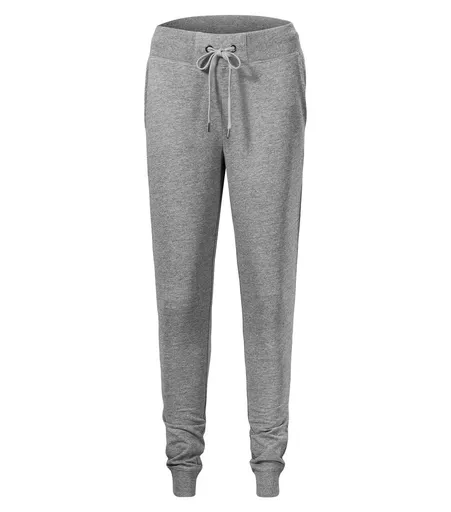 MALFINI Dámské tepláky Rest - Tmavě šedý melír | 2XL