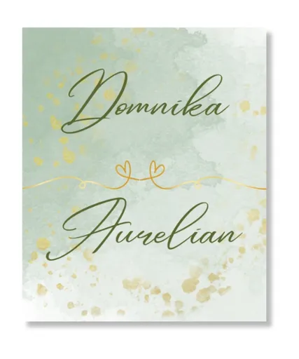 Personal Visačka na dárek - Green