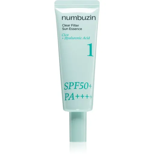 Numbuzin No. 1 Clear Filter Sun Essence rozjasňující esence se zklidňujícím účinkem SPF 50+ 50 ml
