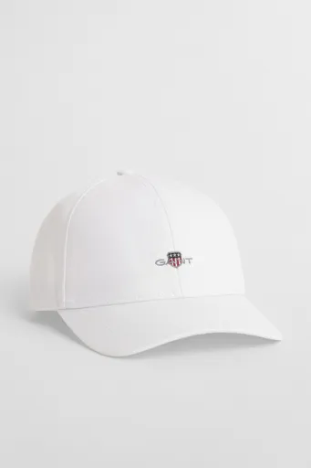 KŠILTOVKA GANT HIGH SHIELD COTTON TWILL CAP WHITE