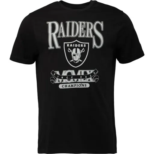 New Era LAS VEGAS RAIDERS NFL CHAMPIONS Pánské triko, černá, velikost