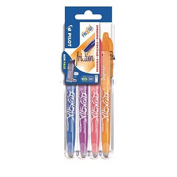 PILOT FriXion Ball 07 / 0.35 mm, Set2Go NEW COLORS - sada 4 barev