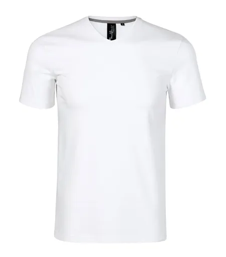 MALFINI Pánské tričko Action V-neck - Bílá | M