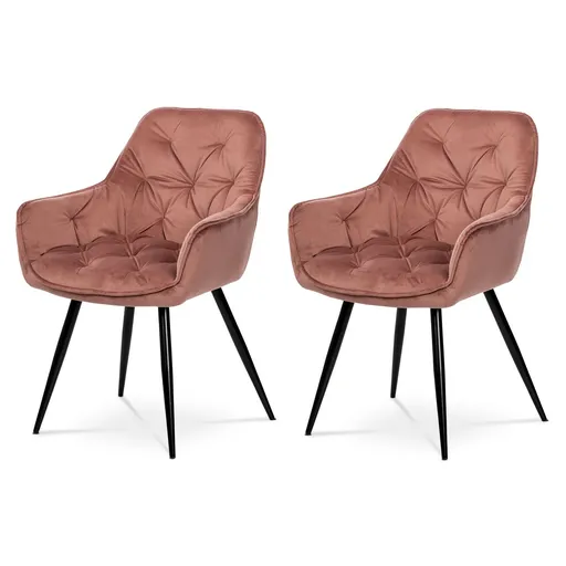 Sada jídelních židlí DCH-421 PINK4, 2 ks