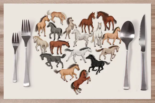 Prostírání Horse heart