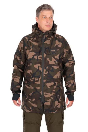 Fox rybářská bunda Camo Sherpa Tec 3/4 Jacket - S,Fox rybářská bunda Camo Sherpa Tec 3/4 Jacket - S