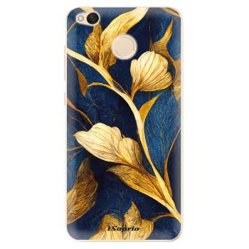 Odolné silikonové pouzdro iSaprio - Gold Leaves - Xiaomi Redmi 4X