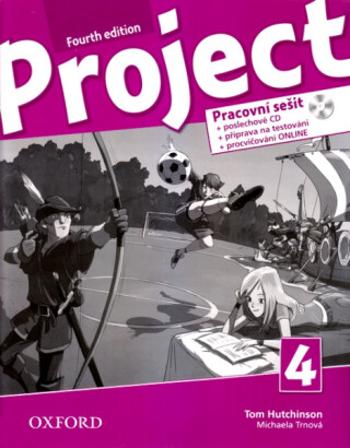 Project 4 Pracovní sešit s poslechovým CD a Project Online Practice (4th) - Tom Hutchinson, Michaela Trnová