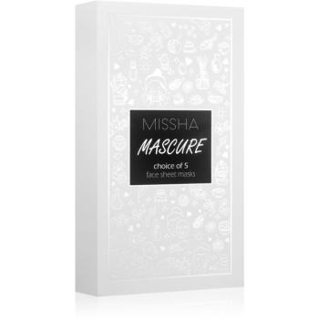 Missha Merry Christmas Mascure Mask Set sada plátýnkových masek mix