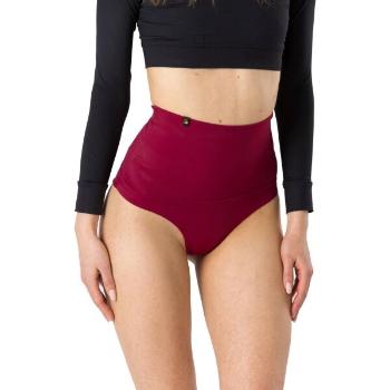 GOLDBEE SHAPEWEAR SWIMWEAR BOTTOMS Dámské stahovací plavecké kalhotky, vínová, velikost