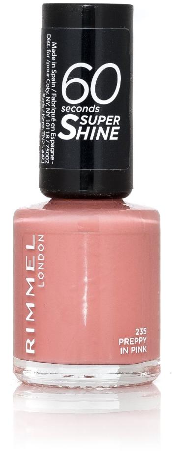 Körömlakk RIMMEL LONDON 60 seconds 235 Preppy in Pink 8 ml