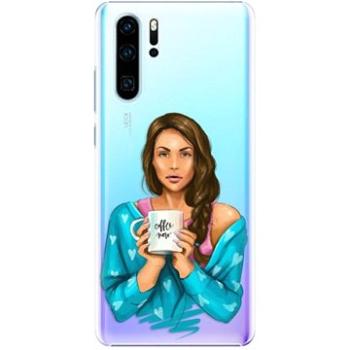 iSaprio Coffe Now - Brunette pro Huawei P30 Pro (cofnobru-TPU-HonP30p)