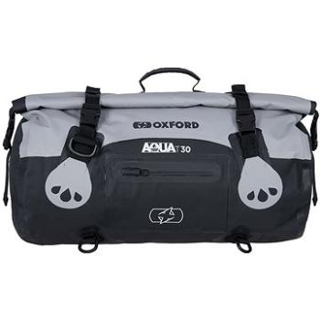 OXFORD Vodotěsný vak Aqua T-30 Roll Bag  (šedý/černý objem 30 l) (M006-298)