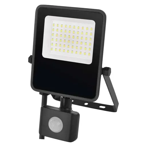 EMOS Černý LED reflektor s pohybovým čidlem 30W 150lm/W ZS2933