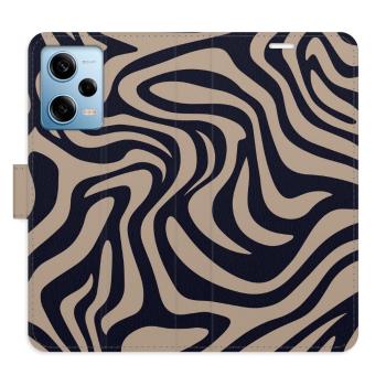 Flipové pouzdro iSaprio - Zebra Black 02 - Xiaomi Redmi Note 12 Pro 5G / Poco X5 Pro 5G