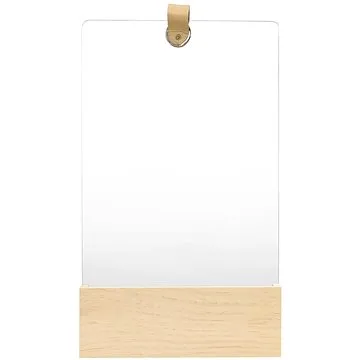 Nástěnné zrcadlo masivní borovice 23 x 39,5 cm (322802)