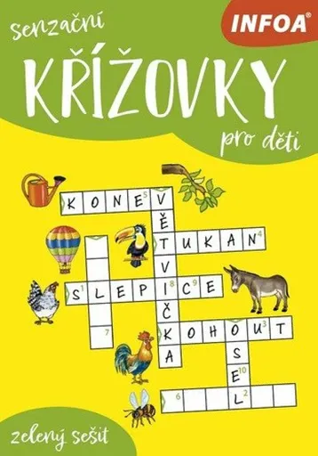 Senzační křížovky pro děti - zelený sešit