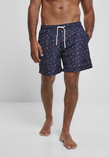 Urban Classics Pattern Swim Shorts sunglasses aop - L