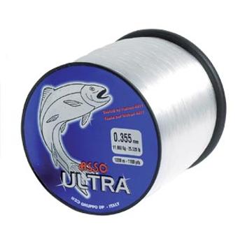 Asso ultra vlasec čirá 1000m -průměr 0,30 mm / nosnost 12,9 kg