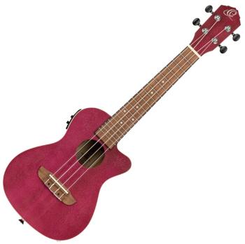 Ortega RURUBY-CE Ruby Raspberry Koncertní ukulele