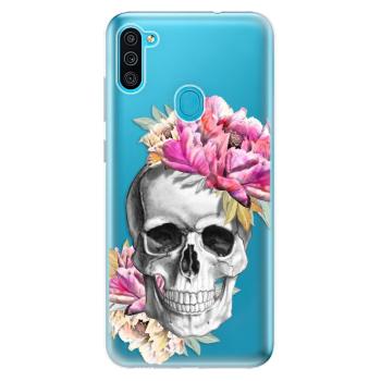 Odolné silikonové pouzdro iSaprio - Pretty Skull - Samsung Galaxy M11