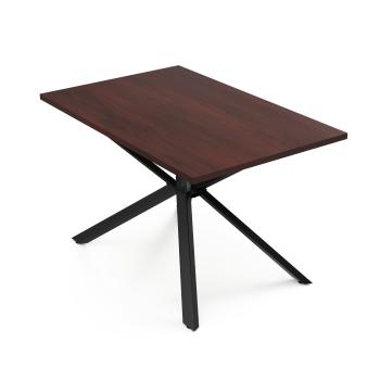Blumfeldt Bearsdon jídelní set, stolová deska a kovové nohy stolu, industriální styl, stabilní, moderní