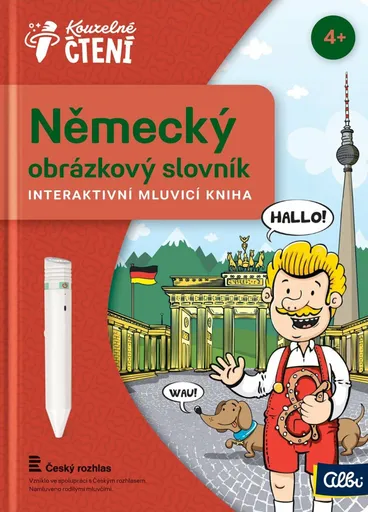 Kniha Německý obrázkový slovník - Kouzelné čtení Albi