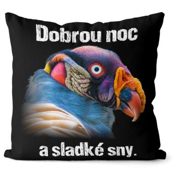 Polštář Dobrou noc a sladké sny (Velikost: 40 x 40 cm)