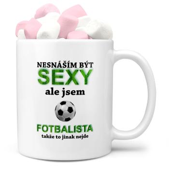 Hrnek Sexy fotbalista (Náplň hrníčku: Marshmallow)