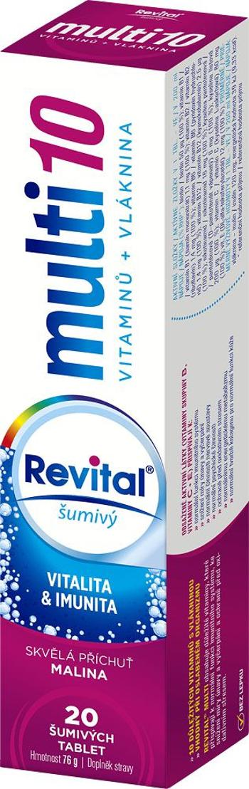 Revital Multi 10 malina 20 šumivých tablet