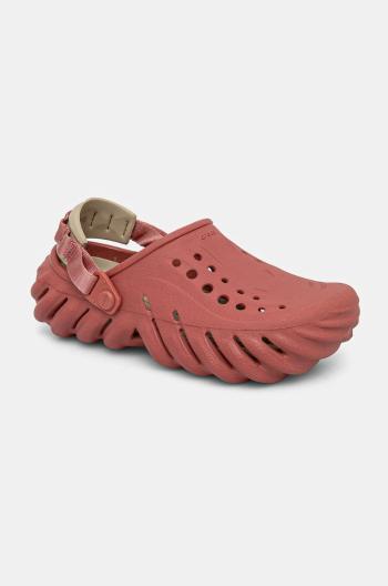 Pantofle Crocs X - (Echo) Clog dámské, růžová barva, 207937