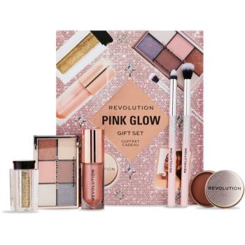 Makeup Revolution Xmass 2024 Pink Glow dárková sada na obličej