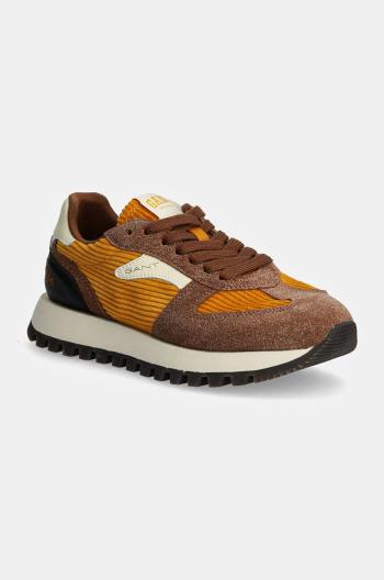 Sneakers boty Gant Caffay hnědá barva, 29531666 G491