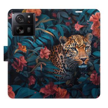 Flipové pouzdro iSaprio - Flower Jaguar 02 - Xiaomi 13T / 13T Pro