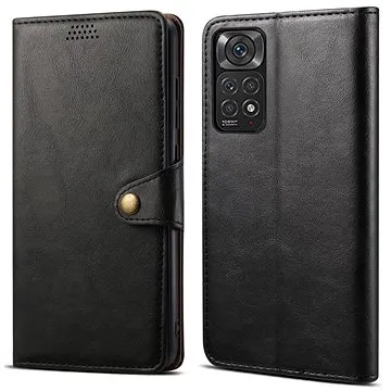 Lenuo Leather flipové pouzdro pro Xiaomi Redmi Note 11 Pro/Pro 5G, černá (348264)