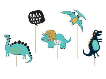 PartyDeco Topper na dort - Dinosaurus10,5 - 20 cm