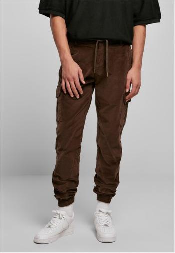 Urban Classics Corduroy Cargo Jogging Pants darkolive - M