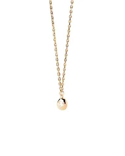 PDPAOLA Pozlacený dámský náhrdelník Sand Essentials CO01-869-U