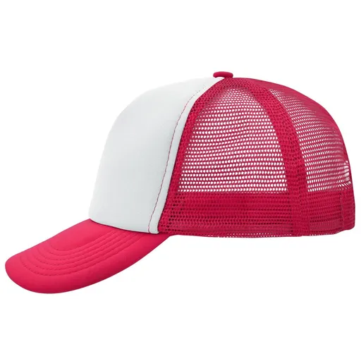 Myrtle Beach (Daiber) 5 panelová kšiltovka MB070 - Bílá / purpurová | uni