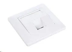 Solarix Zásuvka modulární pro 1 keystone pod omítku bílá SX9-1-0-WH
