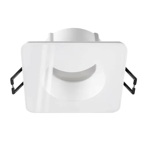 BIG WHITE (SLV) NEW TRIA 68 kroužek pro vestavbu do stropu, D: 8,3 Š: 8,3 H: 3,55 cm, IP 65, vč. skla, bílá 1007339