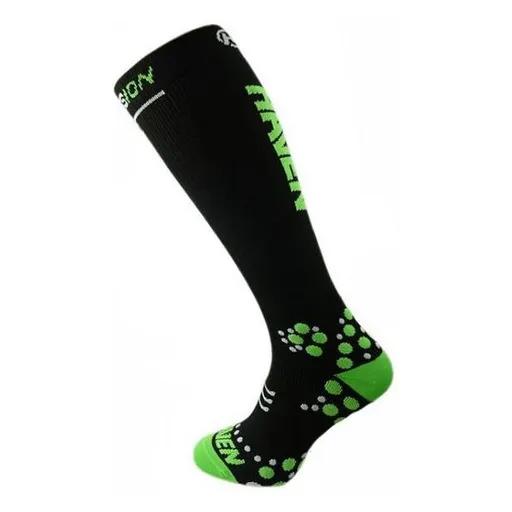 HAVEN EVOTEC SILVER Kompresní ponožky, černá, velikost