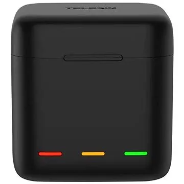 Telesin 3-slot nabíječka na GoPro Hero 9 / Hero 10, černá (TEL71289)